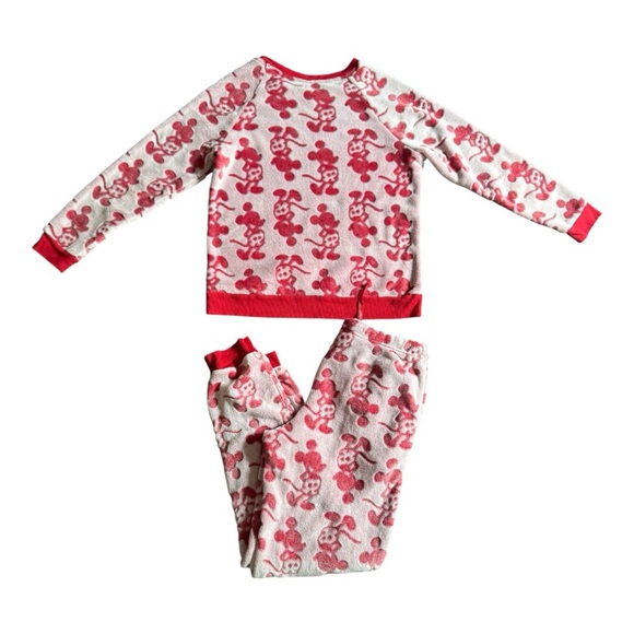 Disney Red and White Mickey Mouse Pajama Set - Picture 2 of 8